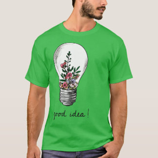 plant natuur goed idee waterverf houdt van tuin t-shirt