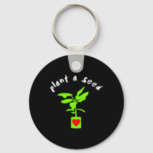 Plant op de Dag van de Aarde A Zaaigronkel Sleutelhanger