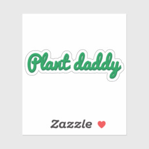 Plant papa grappige sticker