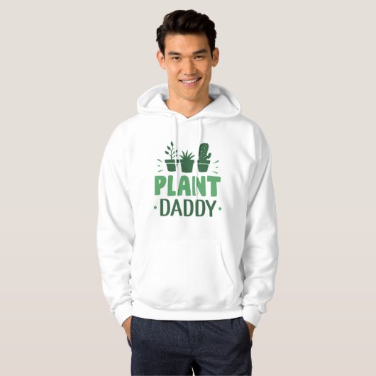 Plant papa hoodie (Voorkant volledig)