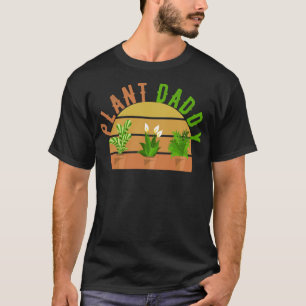 Plant papa Retro  Vintage T-shirt