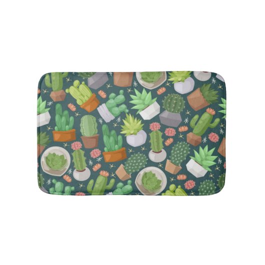 Plant patroon badmat (Voorkant)