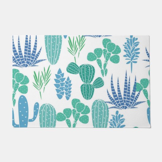 Plant patroon deurmat (Voorkant)