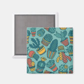 Plant patroon magneet (Voorkant / Achterkant)