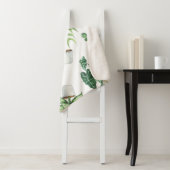 Plant patroon sherpa deken (In situ)