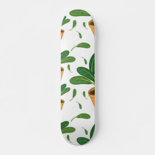 Plant patroon skateboard