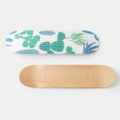 Plant patroon skateboard (Horizontaal)