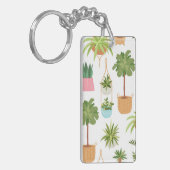 Plant patroon sleutelhanger (Voorkant Links)
