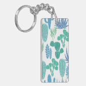 Plant patroon sleutelhanger (Voorkant Links)