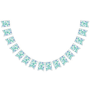 Plant patroon vlaggetjes