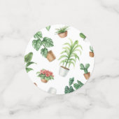 Plant pattern confetti (Kleine voorkant)