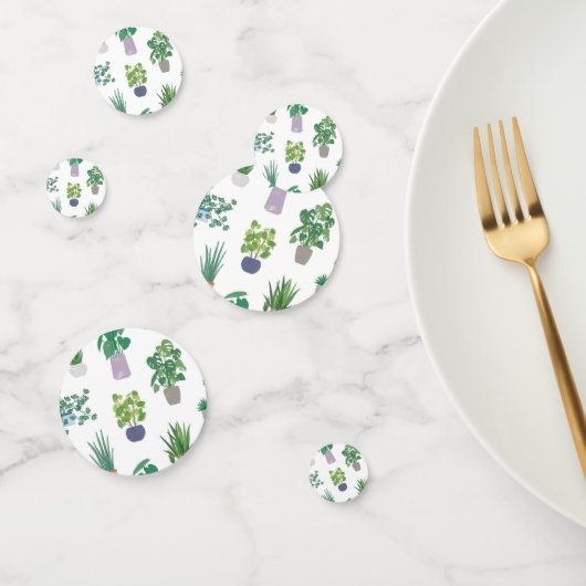 Plant pattern confetti (Groep)