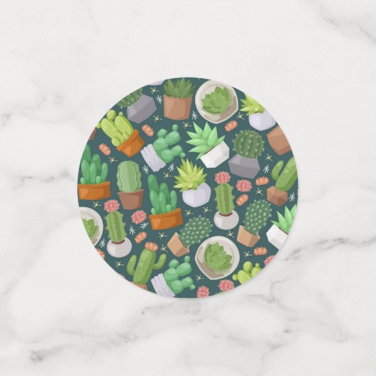 Plant pattern confetti (Kleine voorkant)