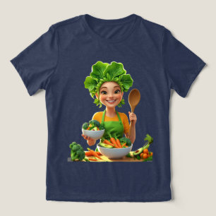 Plant-Powered Chef – Koken met Goedheid Tri-Blend Shirt