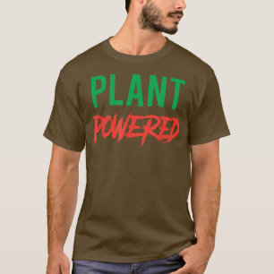 Plant Powered Vegan Vegetarian T-shirt