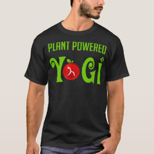 Plant Powered Yogi Shirt For Vegetarian or Vegan Y