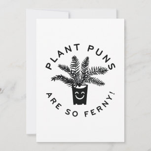 Plant Puns Are So Ferny Bedankkaart