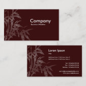 Plant schort - Donkerbruin Visitekaartje (Voorkant / Achterkant)