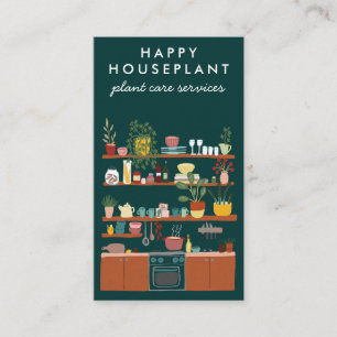 Plant Sitter Houseplant Plant Watering Housesittin Visitekaartje