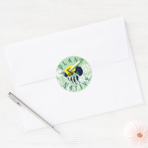 Plant standaard ronde sticker