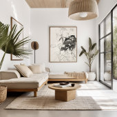 Plant studie | Carel Adolph Cachet Poster