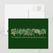 Plant Trees Briefkaart (Voorkant / Achterkant)