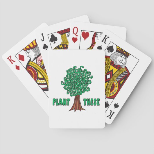 Plant Trees Pokerkaarten (Achterkant)