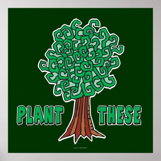 Plant Trees Poster (Voorkant)