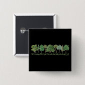 Plant Trees Vierkante Button 5,1 Cm (Voorkant /achterkant)