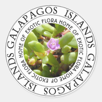 Plant van de Galapagoseilanden Ronde Sticker