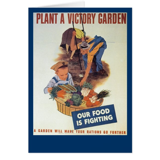 Plant van de Victory Garden (Voorkant)