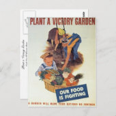 Plant van de Victory Garden Briefkaart (Voorkant / Achterkant)