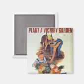 Plant van de Victory Garden Magneet (Voorkant / Achterkant)