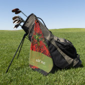 Plant van Firebush Golfhanddoek (Groen)