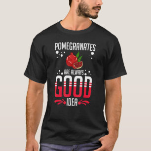 Plant van pomegranaat t-shirt