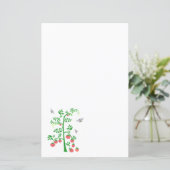 Plant van tomaten en bijen (Staand voorkant)