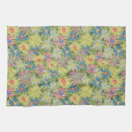 Plant voor zomer-ijs Botanisch-grotere versie Theedoek