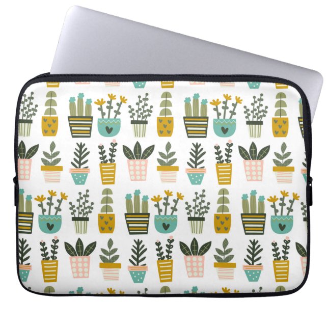 Plant Wall Art Laptop Sleeve (Voorkant)