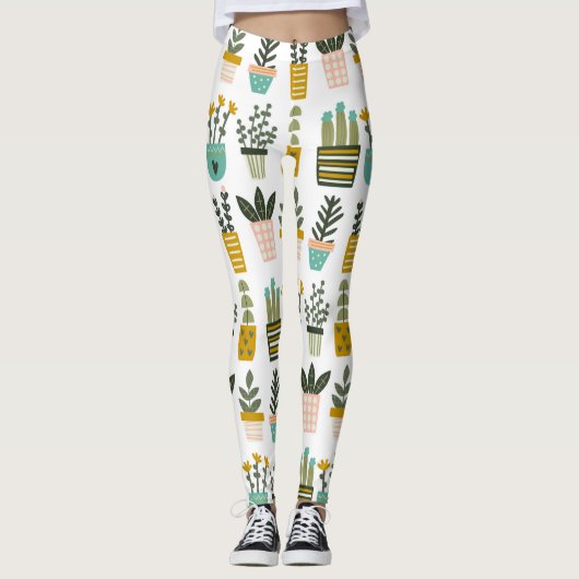 Plant Wall Art Leggings (Voorkant)