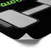 Plant Wered Gym Motivation Vegetarian  Poster (Hoek)