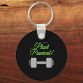 Plant Wered Gym Motivation Vegetarian  Sleutelhanger (Voorkant)