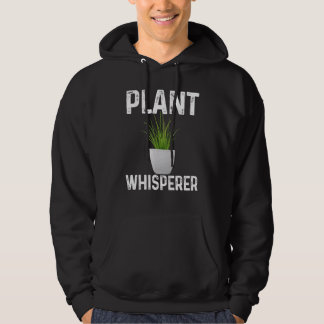 Plant Whisperer Funny Hobby Gardening Cool Vegan L Hoodie