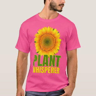 Plant Whisperer Grote Zonnebloem Hobby en Gardenin T-shirt