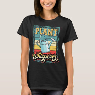 Plant Whisperer Retro stijl Gardening T-shirt