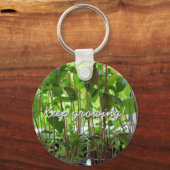 Plant zaailingen blijven groeien sleutelhanger (Voorkant)