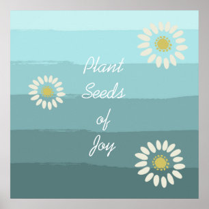 Plant Zaden van Joy Poster