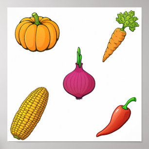 Plantaardig collectie poster
