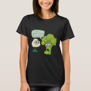 Plantaardig voedsel Bang Broccoli en Bloemkool Zij T-shirt