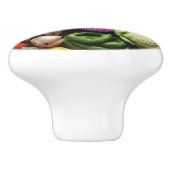 Plantaardige Aangepaste Keramische Knop (Zijkant)