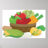 Plantaardige mandje poster (Voorkant)